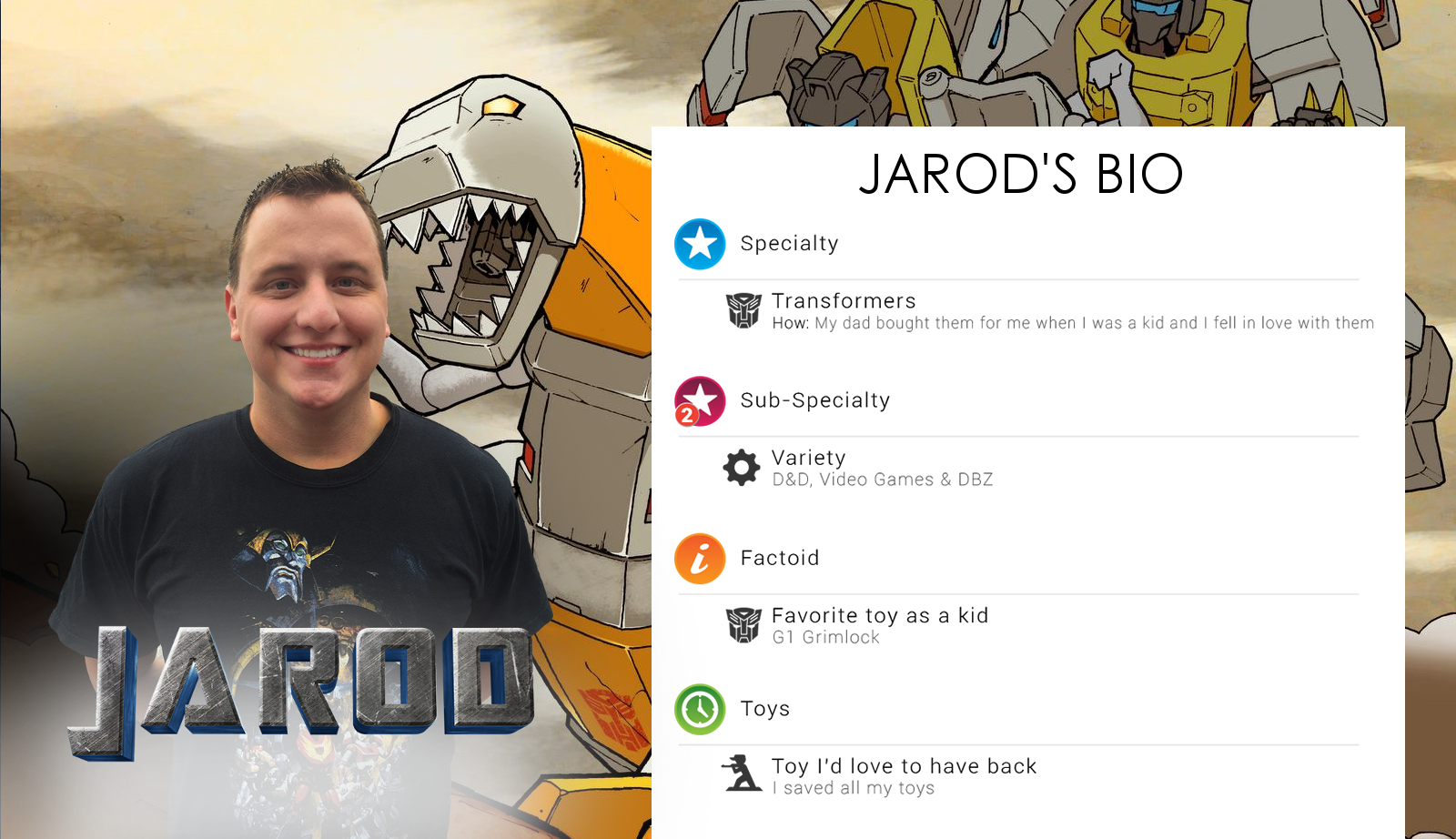 Jarod's Bio