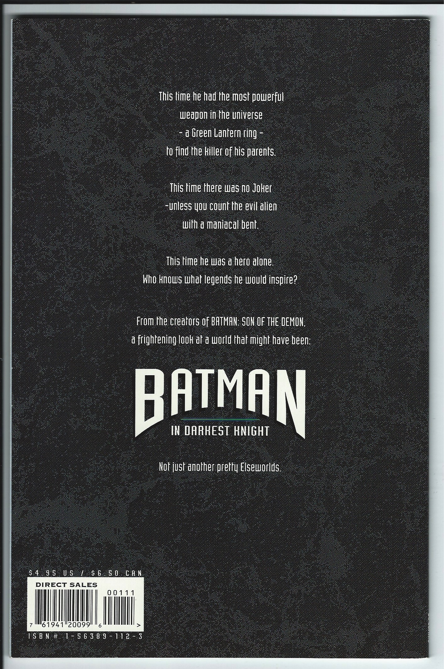 DC Comics Elseworlds Batman: In Darkest Knight Graphic Novel 2.jpg DC Comics Elseworlds Batman: In Darkest Knight Graphic Novel 2