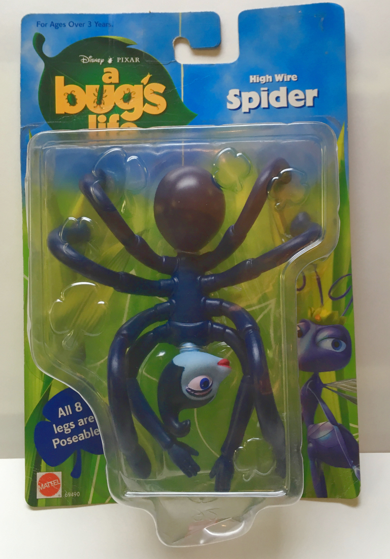 Disney Pixar A Bug’s Life Spider Action Figure – MOC 1