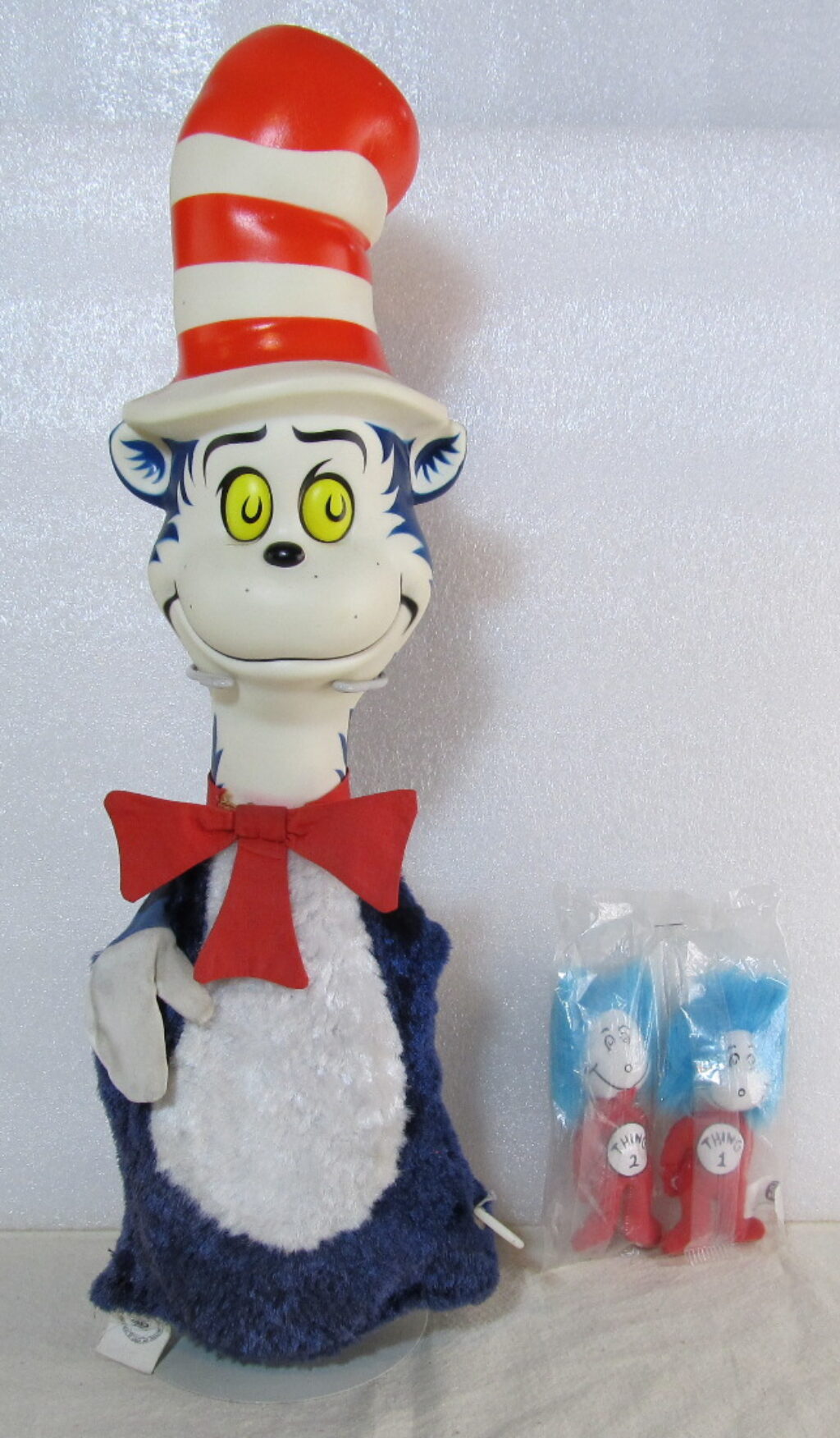 1970 18″ Mattel Talking Dr. Seuss Cat In The Hat Hand Puppet 1