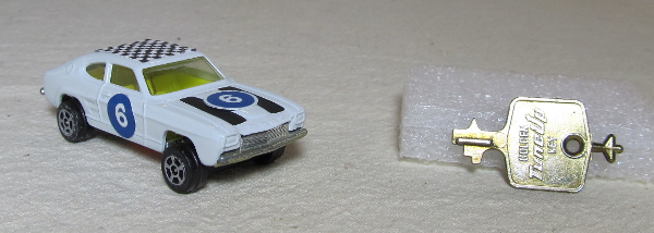 Corgi Rockets Diecast James Bond 007 Ford Capri with tune-up key 1 Corgi Rockets Diecast James Bond 007 Ford Capri with tune-up key 1