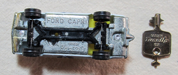 Corgi Rockets Diecast James Bond 007 Ford Capri with tune-up key 6 Corgi Rockets Diecast James Bond 007 Ford Capri with tune-up key 6