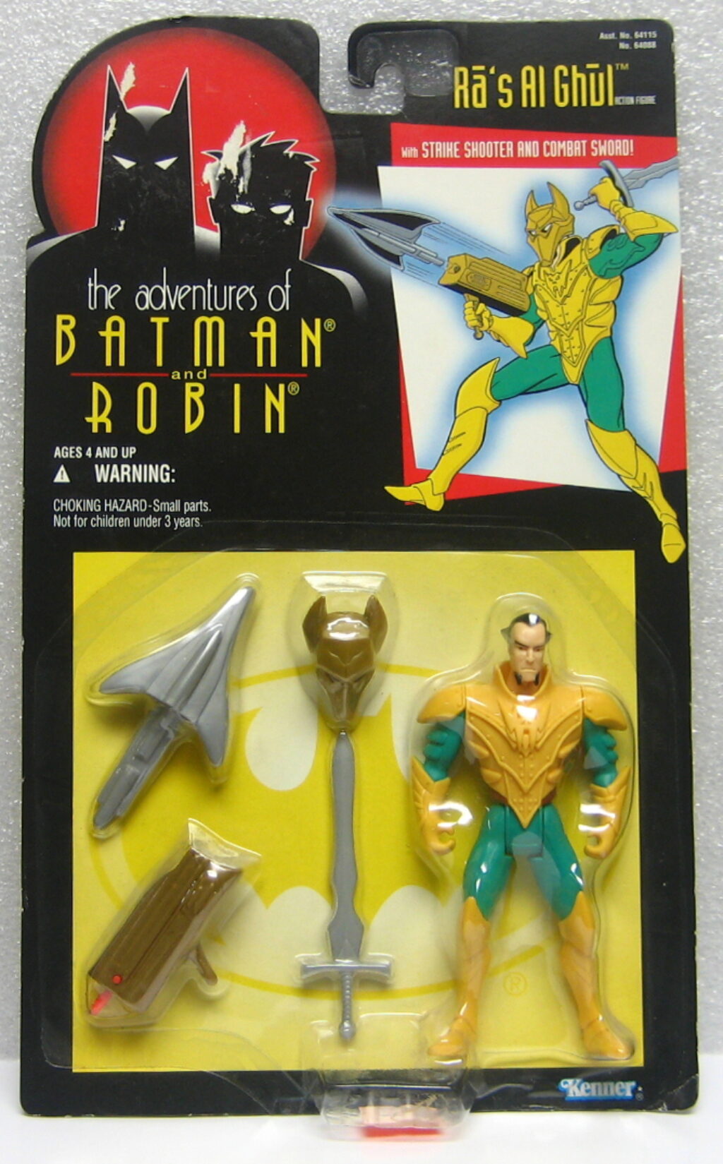 The Adventures of Batman & Robin Ra’s Al Ghul Action Figure MOC 1