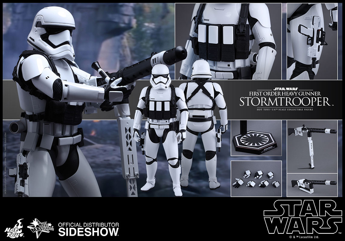 Hot Toys MMS318 Star Wars First Order Heavy Gunner Stormtrooper 1:6 Scale Figure 3 Hot Toys MMS318 Star Wars First Order Heavy Gunner Stormtrooper 1:6 Scale Figure 3