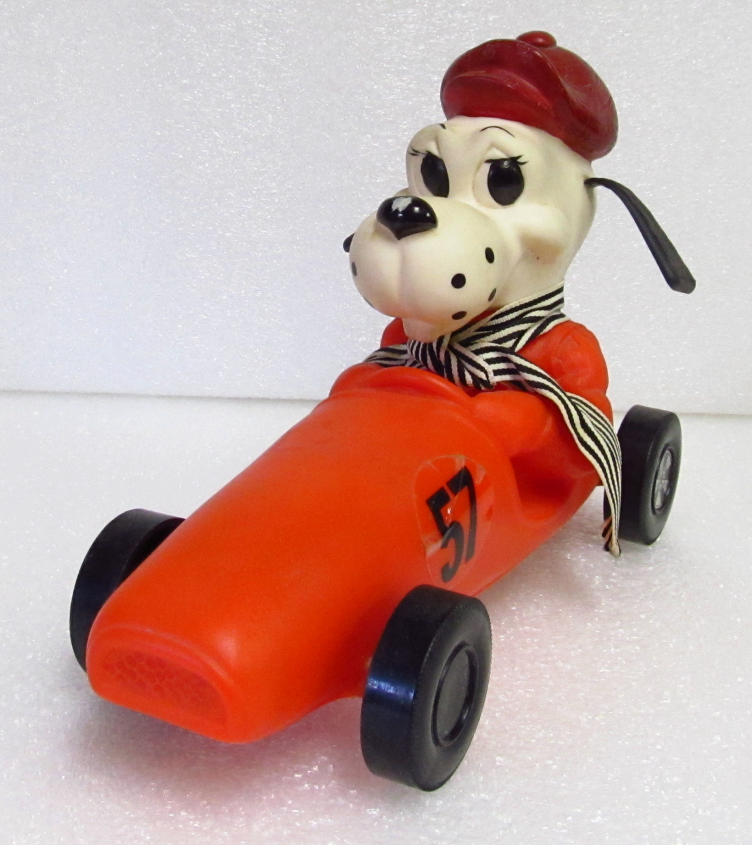 1973 Royalty Industries Dog in #57 Race Car Bank 1