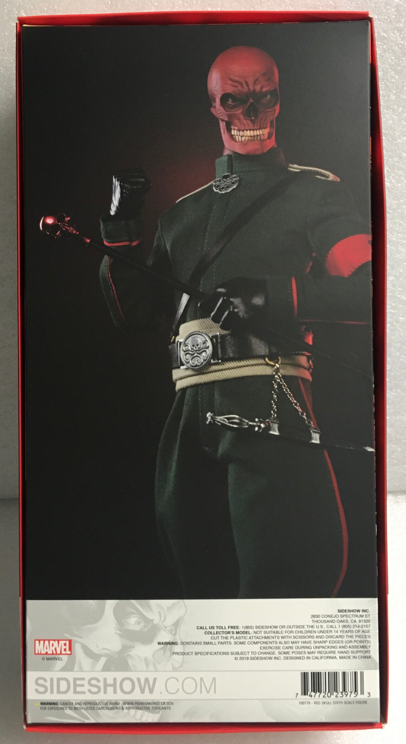 Sideshow Collectibles Marvel Comics Red Skull 1:6 Scale Figure 2 sideshow marvel comics red skull 1:6 scale figure 2