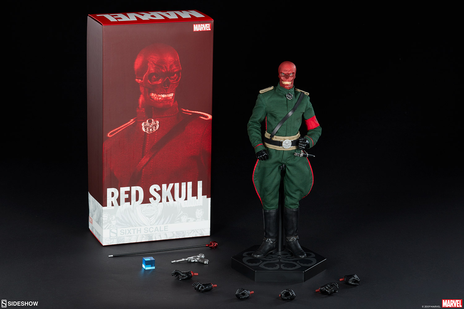 Sideshow Collectibles Marvel Comics Red Skull 1:6 Scale Figure 3 sideshow marvel comics red skull 1:6 scale figure 3