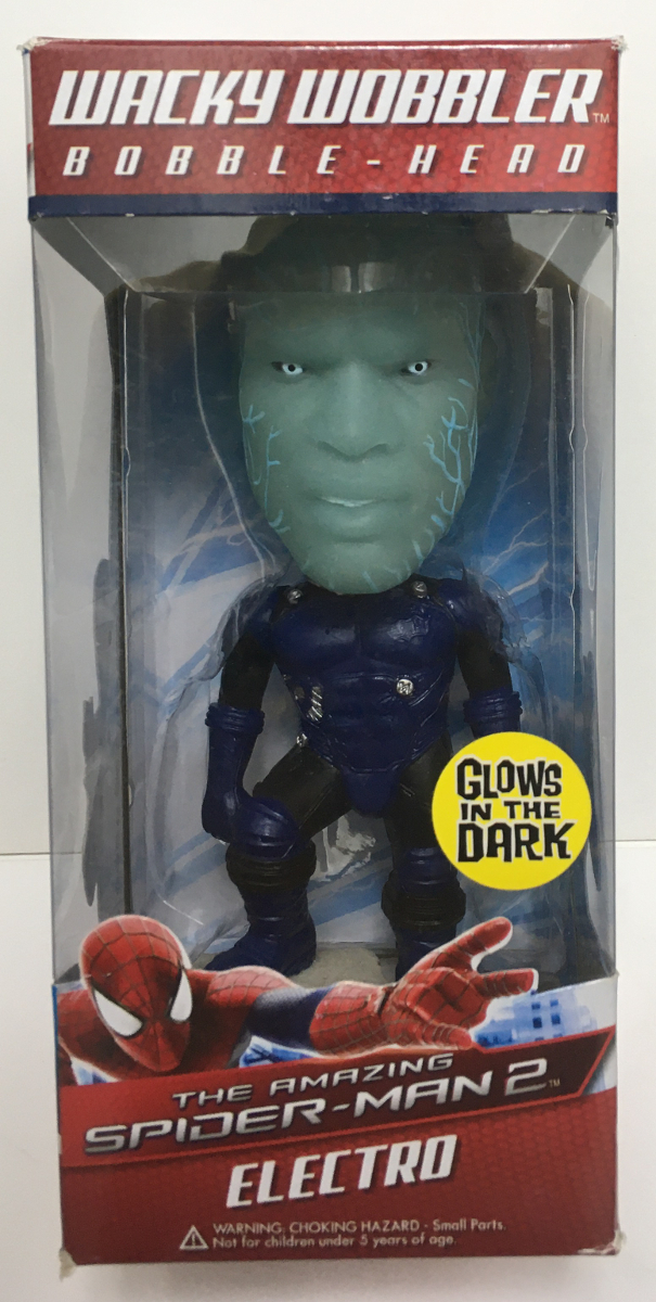 funko amazing spider-man 2 electro wacky wobbler 1