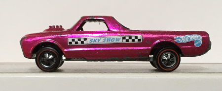 hot-wheels-hot-pink-skyshow-custom-fleetside-2 mattel hot wheels hot pink aero launcher skyshow custom fleetside 2