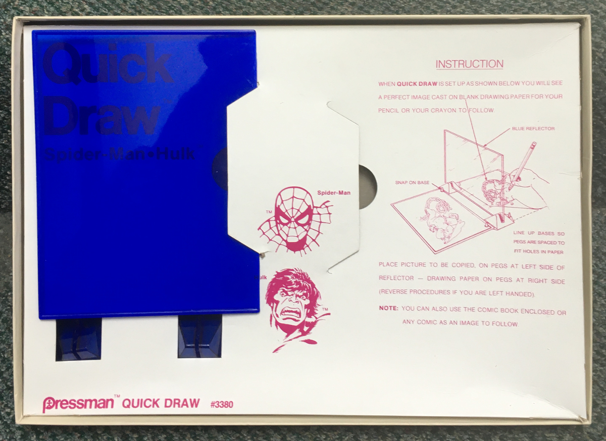 pressman-spider-man-hulk-quick-draw-2 pressman spider-man and hulk quick draw set 2