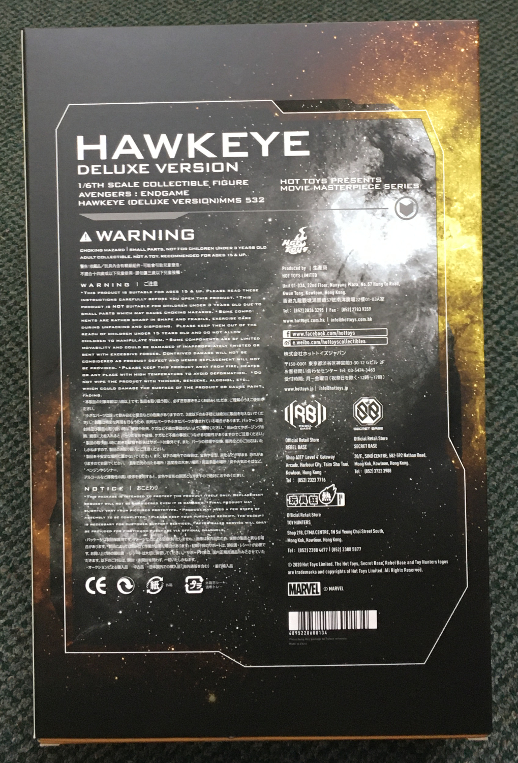 hot-toys-avengers-endgame-hawkeye-2 hot toys avengers endgame hawkeye deluxe 1:6 scale figure 2