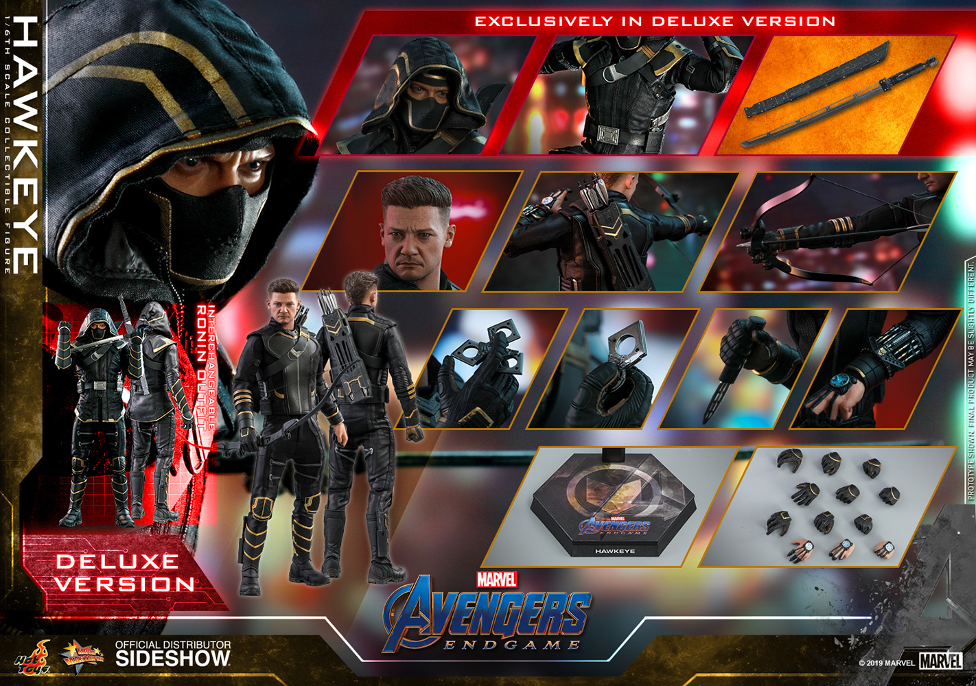 hot-toys-avengers-endgame-hawkeye-3 hot toys avengers endgame hawkeye deluxe 1:6 scale figure 3
