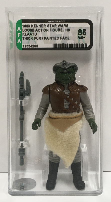 afa graded kenner star wars klaatu 1