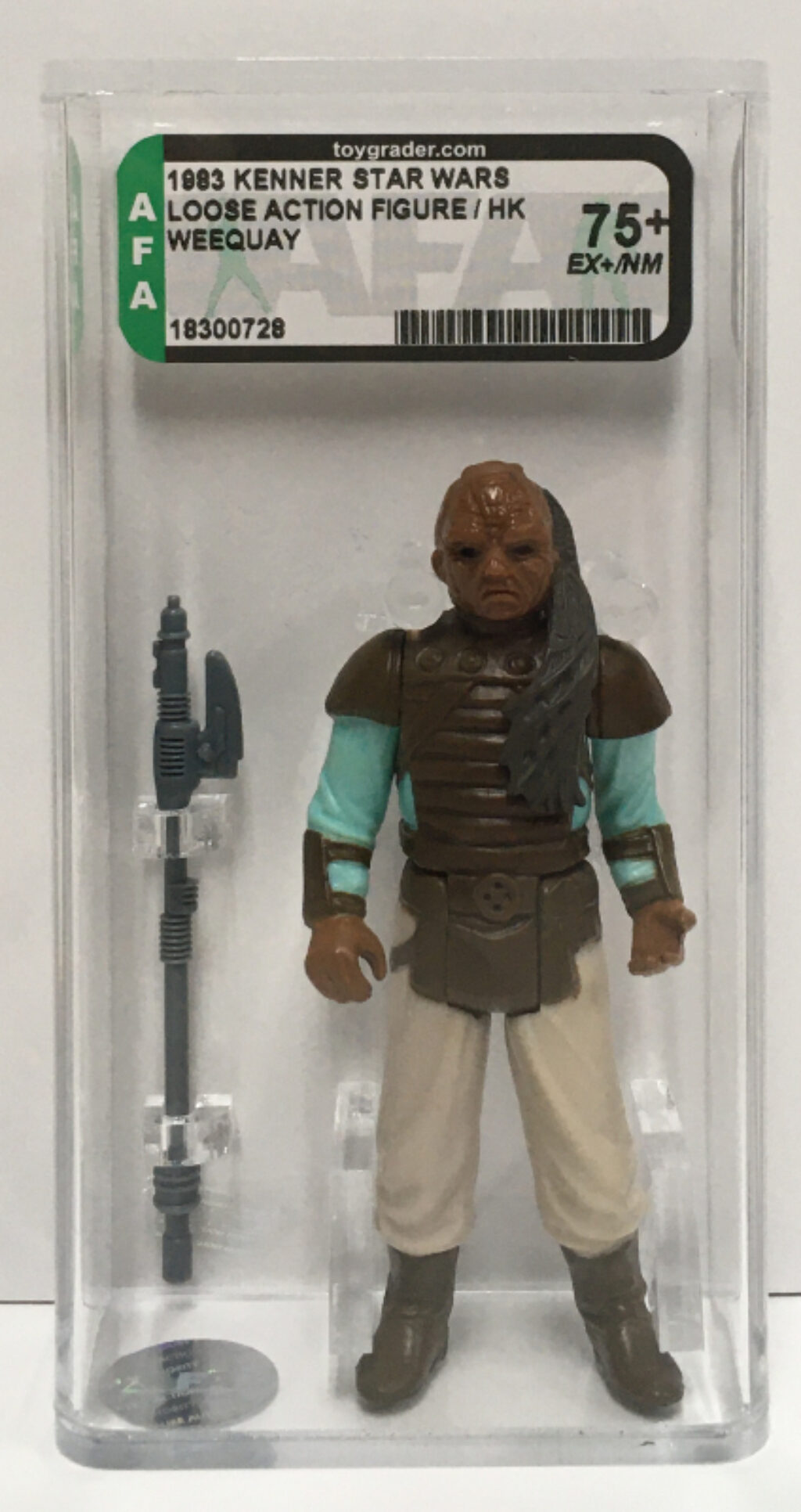 afa graded kenner star wars weequay 1