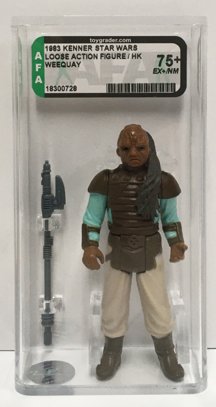 afa graded kenner star wars weequay 1
