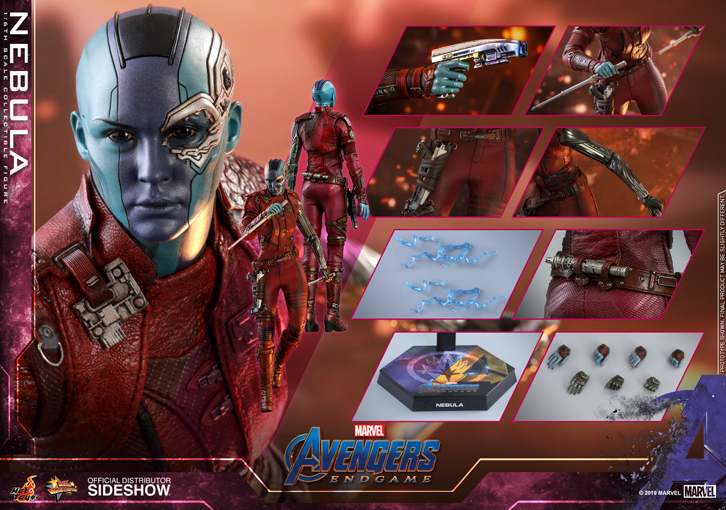 hot-toys-avengers-endgame-nebula-3 hot toys marvel avengers endgame nebula 1:6 scale figure 3