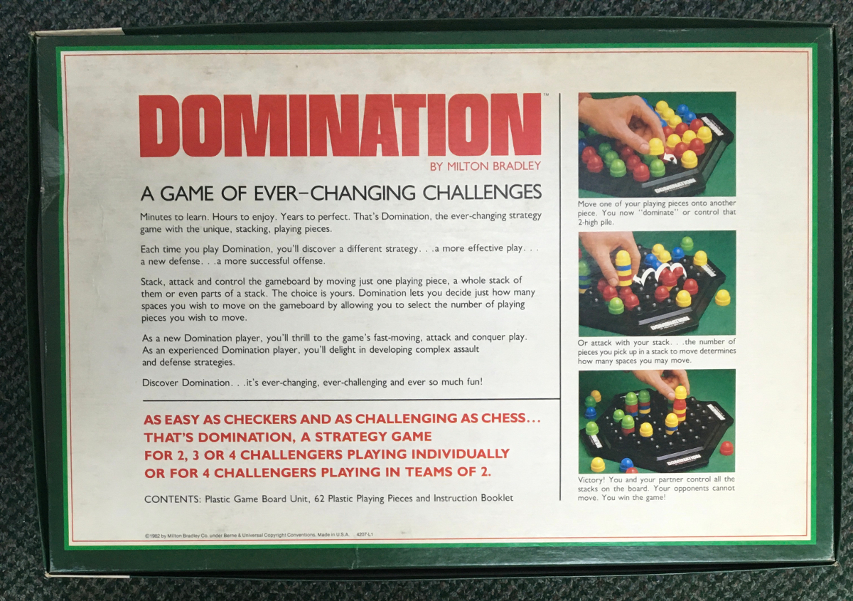 milton-bradley-domination-game-3 1982 milton bradley domination game 3