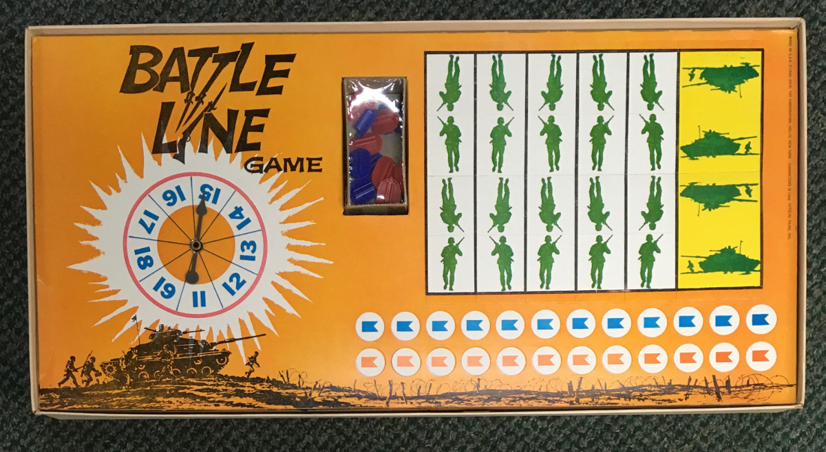 ideal-battle-line-game-2 1964 ideal battle line board game 2