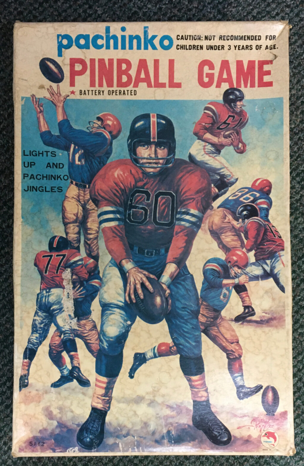 1970's shinsei football pachinko pinball game 1