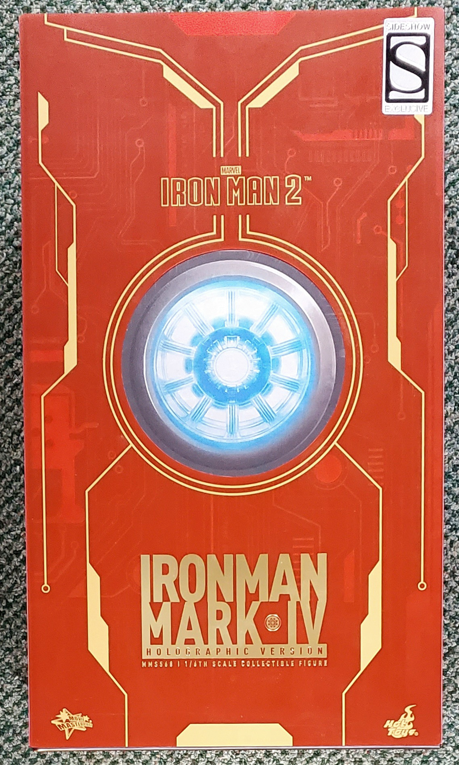 hot-toys-iron-man-2-mark-iv-holographic-version-figure-1 Hot Toys Sideshow Exclusive Iron Man 2 Mark IV (Holographic Version) 1:6 Scale Figure 1