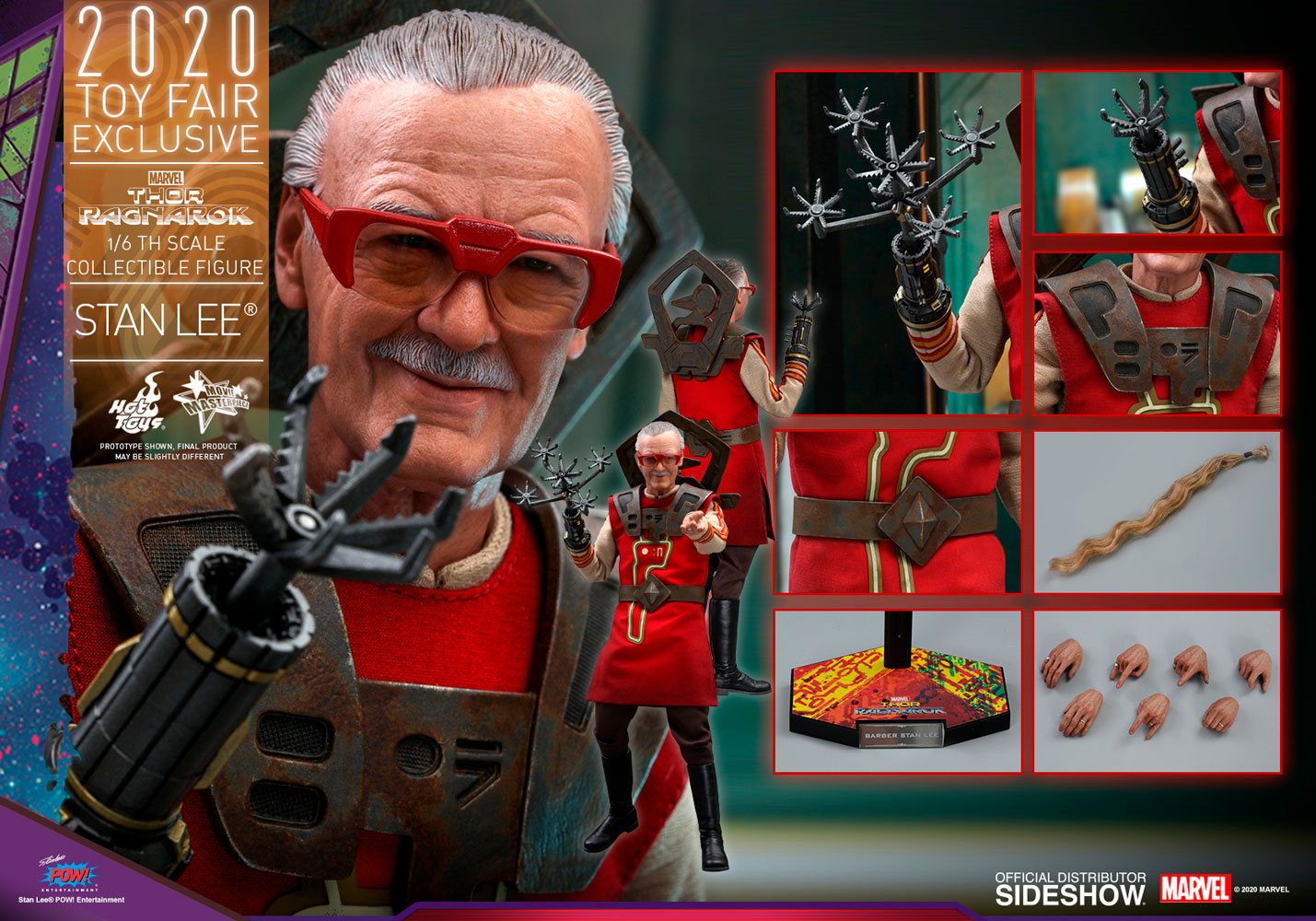 hot-toys-sideshow-exclusive-stan-lee-thor-ragnarok-figure-3 Hot Toys Sideshow Exclusive Thor Ragnarok Stan Lee 1:6 Scale Figure 3