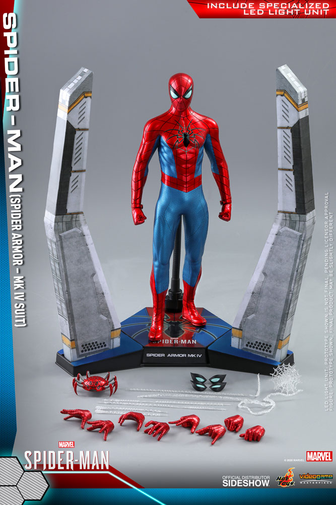 hot-toys-spider-man-spider-armor-mark-iv-suit-3 Hot Toys Spider-Man (Spider Armor Mk IV Suit) 1:6 Scale Figure 3