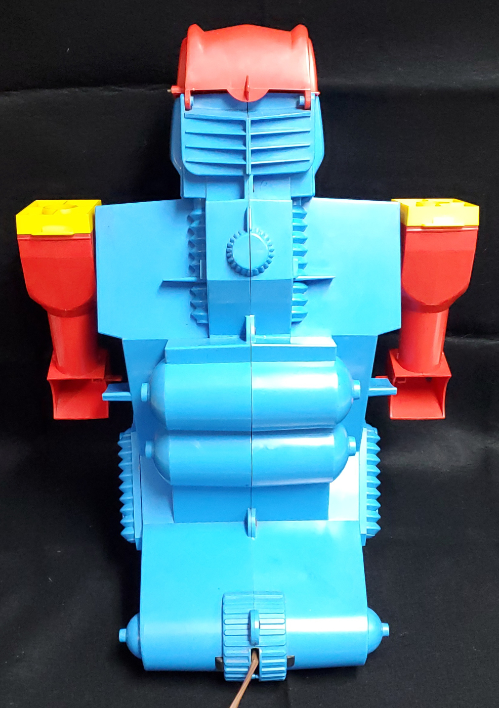 ideal-battery-operated-robot-commando-11 1961 Ideal Robot Commando Battery-Operated Robot in the Box - All-Original Parts 11