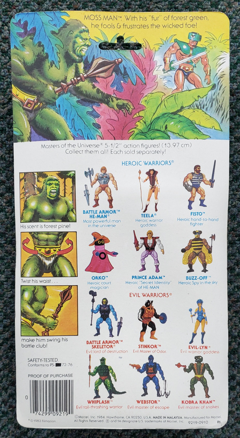 moc-motu-moss-man-2 MOC 1984 Masters of the Universe (MOTU) Moss Man Action Figure on Factory Sealed Card 2