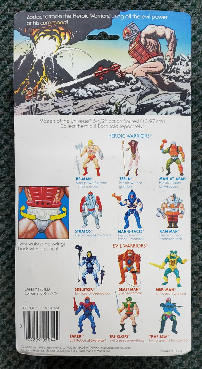 motu-zodac-2 MOC 1982 Masters of the Universe (MOTU) Zodac Action Figure on Factory Sealed Card 2