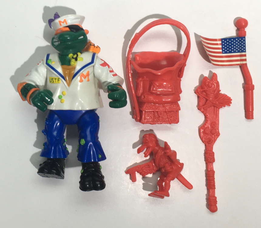 TMNT Original Series Midshipman Mike Action Figure - Complete 1