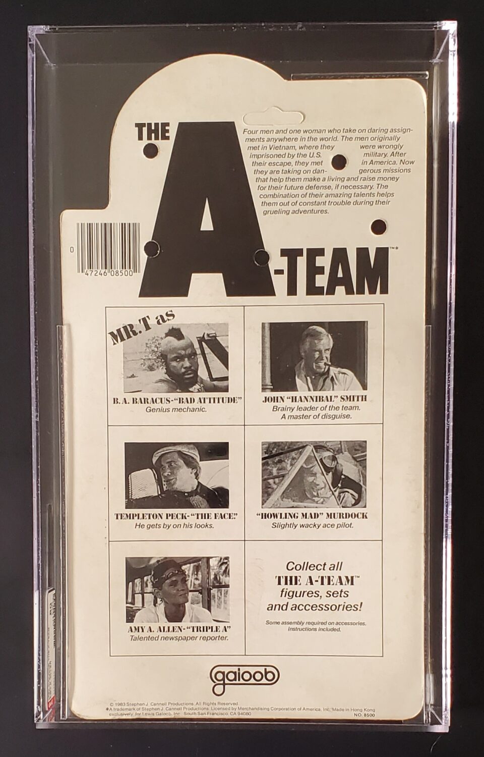 MOC Galoob AFA-Graded 80 Y-NM The A-Team Amy A. Allen "Triple A" Action Figure 2 MOC Galoob AFA-Graded 80 Y-NM The A-Team Amy A. Allen "Triple A" Action Figure 2