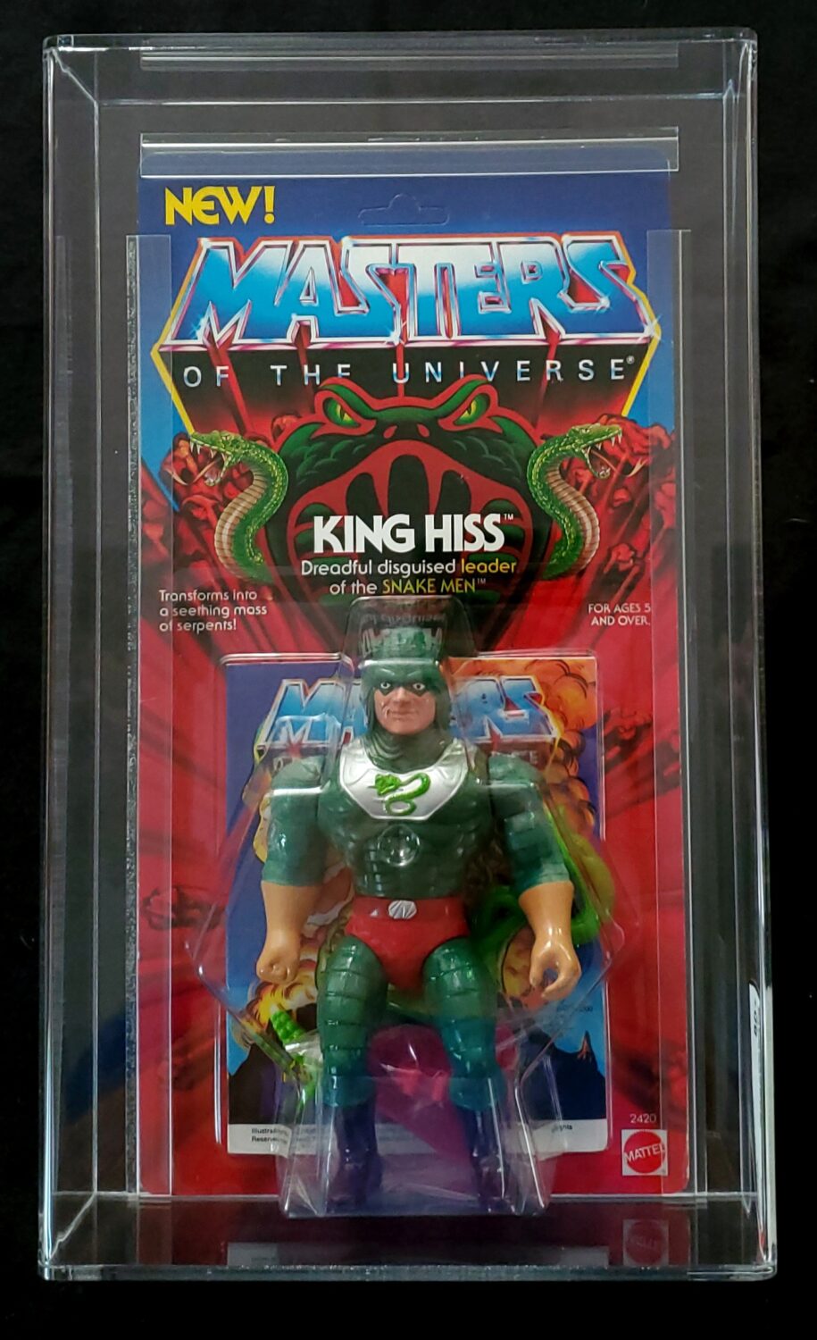 MOC AFA- Graded Masters of the Universe (MOTU) King Hiss Action Figure 1