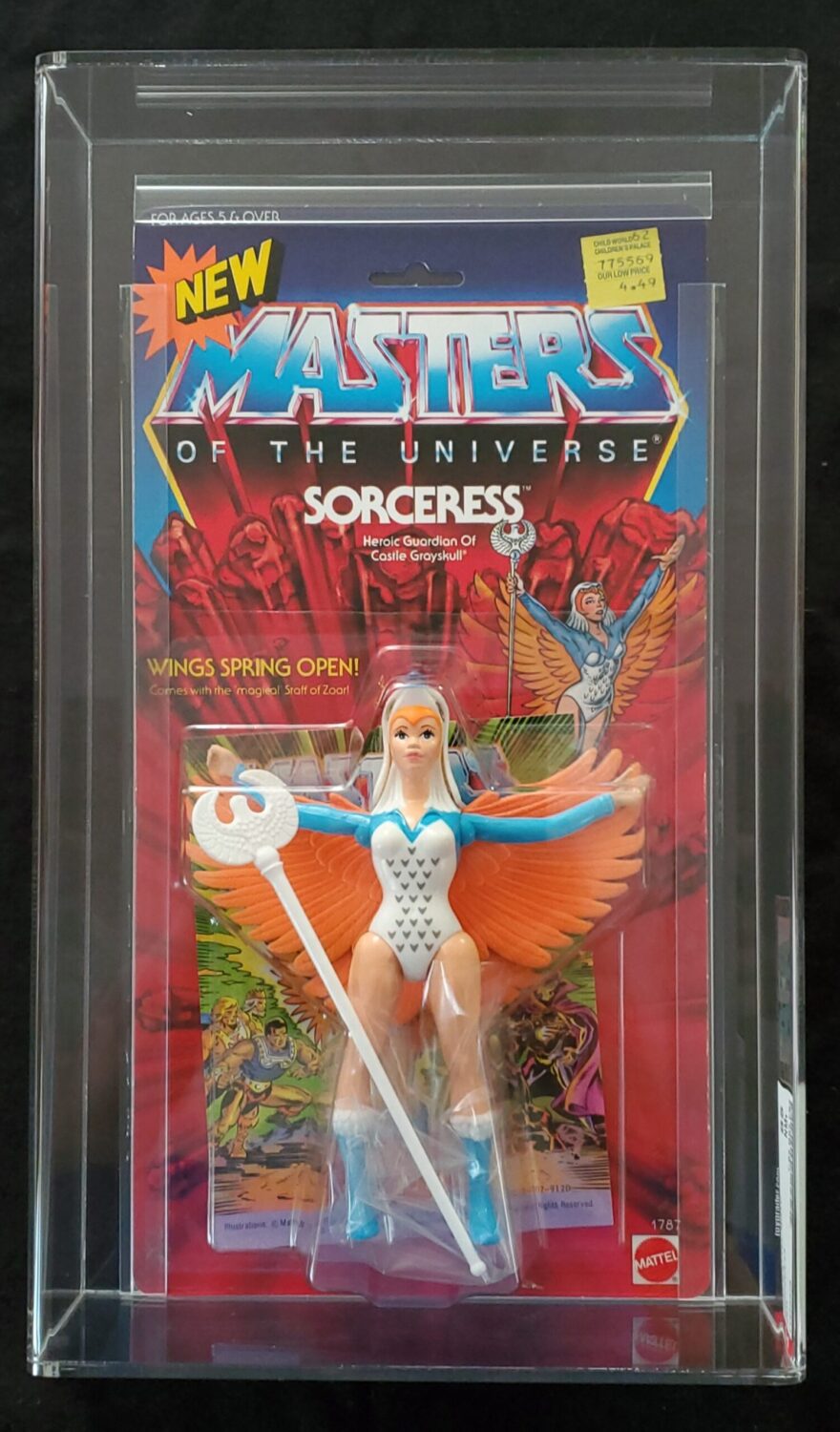 MOC AFA- Graded Masters of the Universe (MOTU) Sorceress Action Figure 1