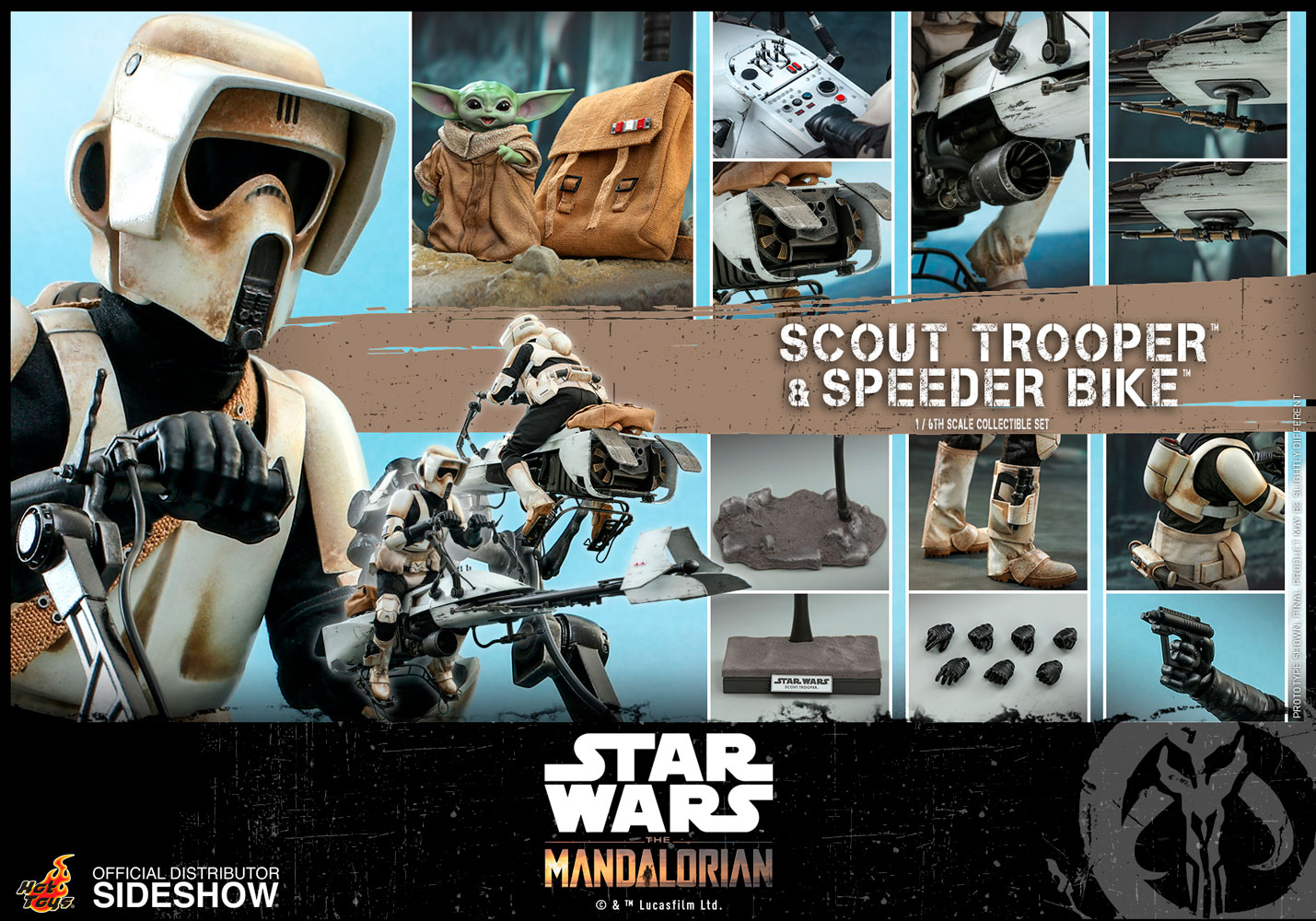 hot-toys-star-wars-the-mandalorian-scout-trooper-and-speeder-bike-1-6-scale-figure-set-3 Hot Toys Star Wars The Mandalorian Scout Trooper and Speeder Bike 1:6 Scale Figure Set 3