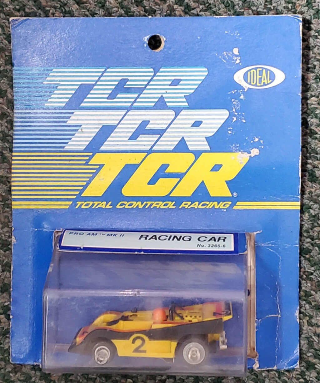 1978 Ideal TCR Pro Am Mark II Slotless Racing Car: Mint in the Box