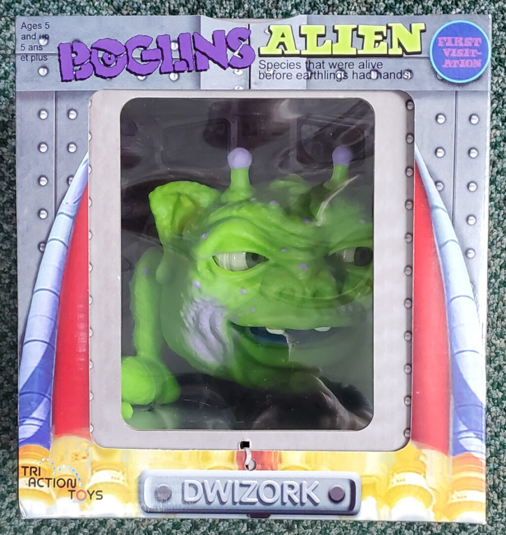 MIB Tri Action Toys First Edition Boglins Alien Dwizork Puppet: Mint in Box 1