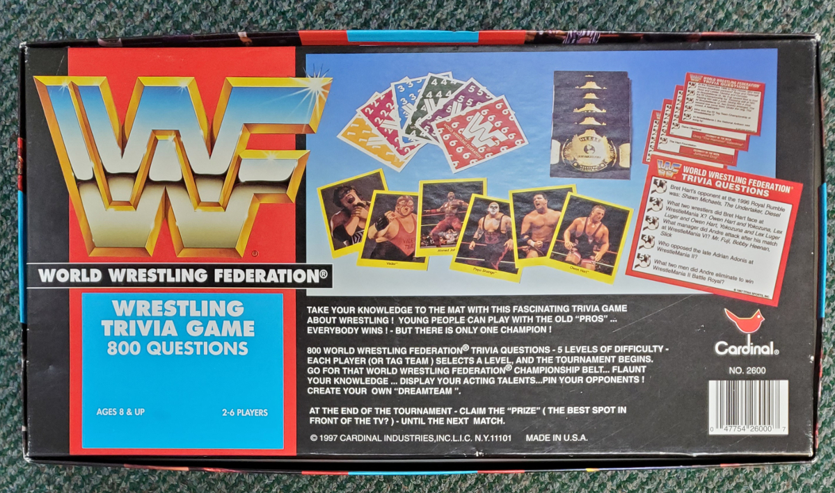 cardinal-wwf-wrestling-trivia-game-2 Cardinal WWF Wrestling Trivia Game - Mint in Box 2