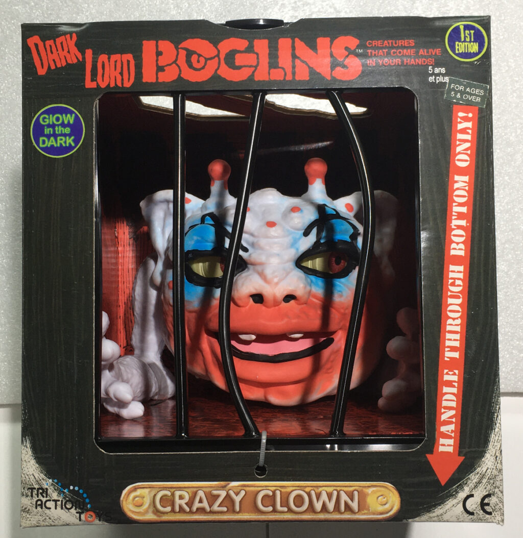 MIB Tri Action Toys First Edition Dark Lords Boglins Crazy Clown Puppet: Mint in Box 1