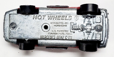 hot-wheels-red-line-mercedes-benz-c-111-6 Hot Wheels Vintage Redline Red Enamel Mercedes-Benz C-111 6