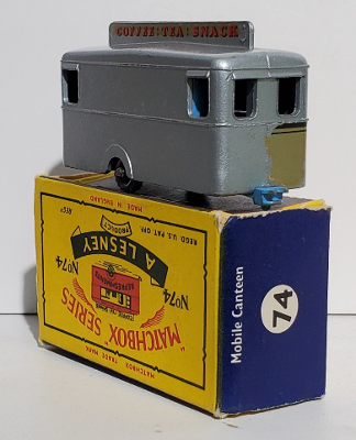 matchbox-mobile-canteen-2 NM Matchbox 74-A Mobile Canteen on Gray Plastic Wheels in the Box 2