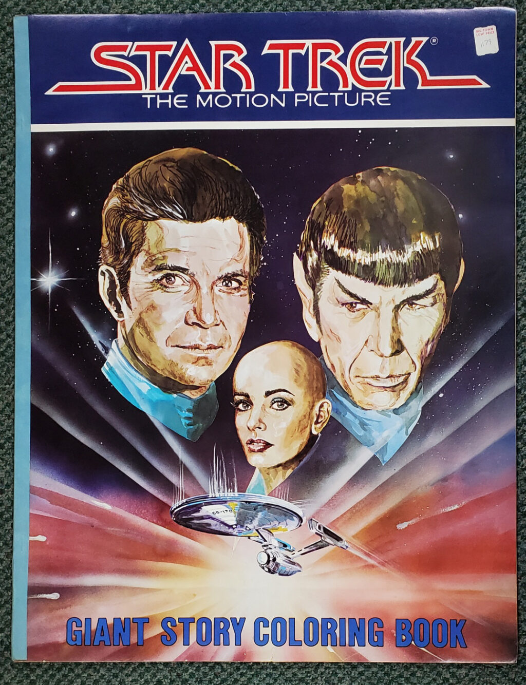 1980 NM Star Trek The Motion Picture Giant Story 32-Page Coloring Book One 1