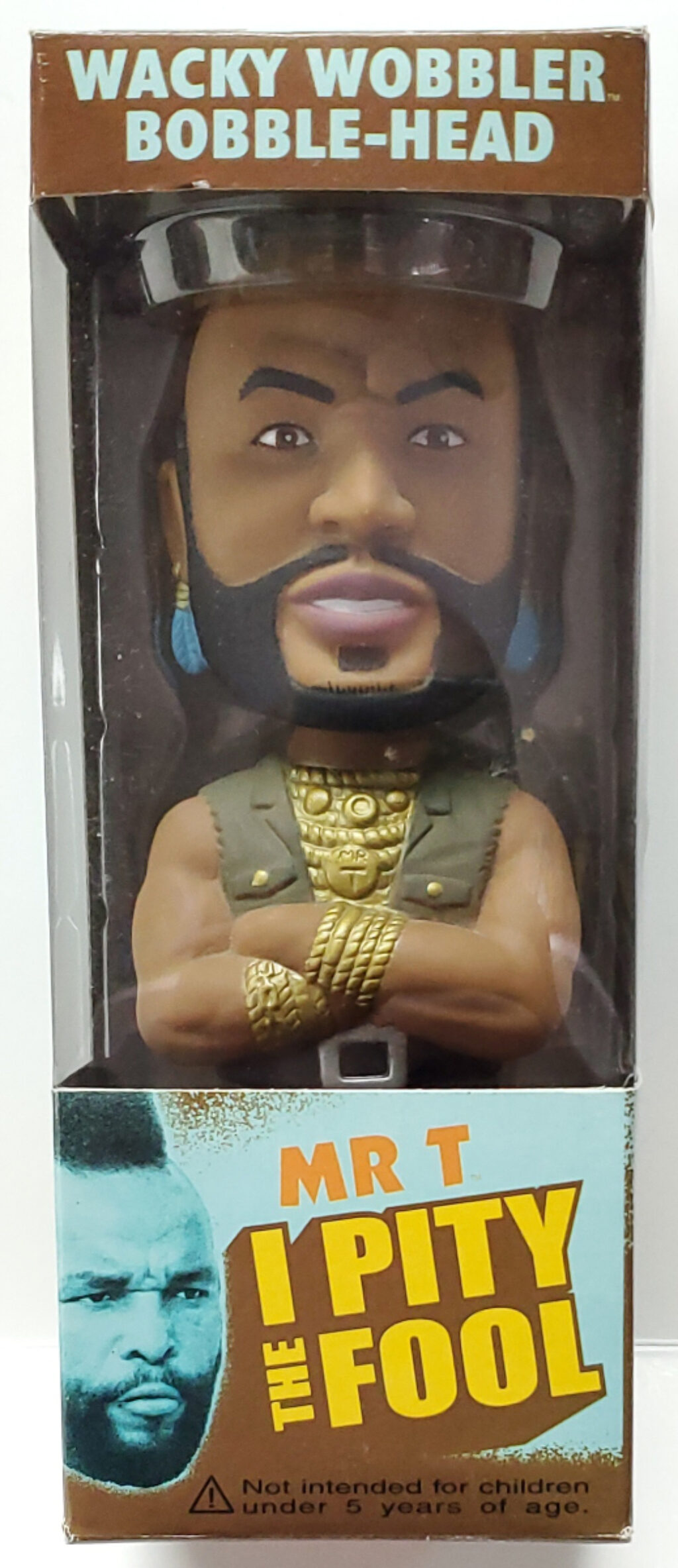 MR. T in Camo Gear Wacky Wobbler Bobblehead from Funko 1