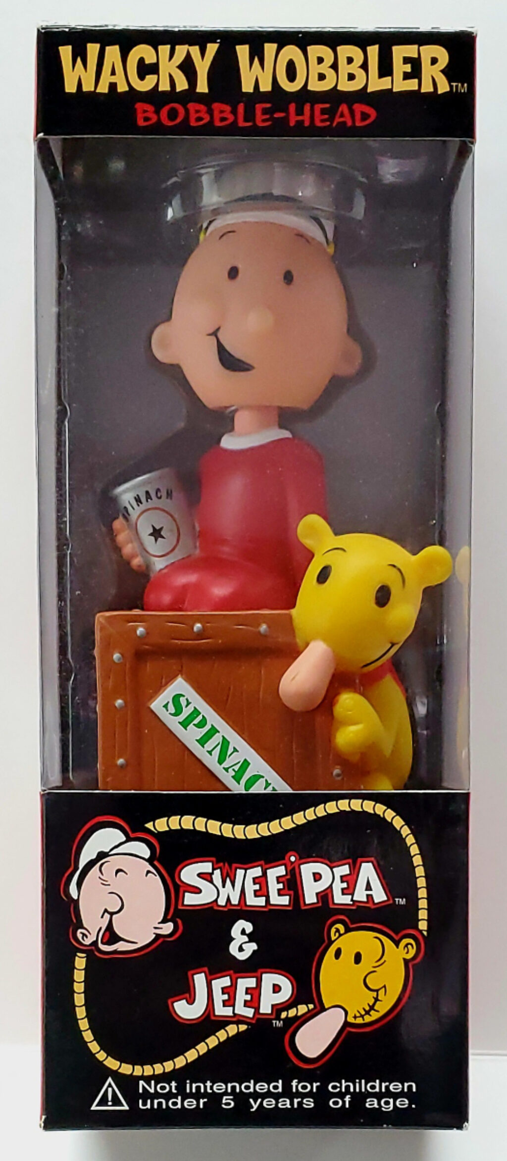 Popeye's Swee-Pea and Jeep Wacky Wobbler Bobblehead from Funko 1