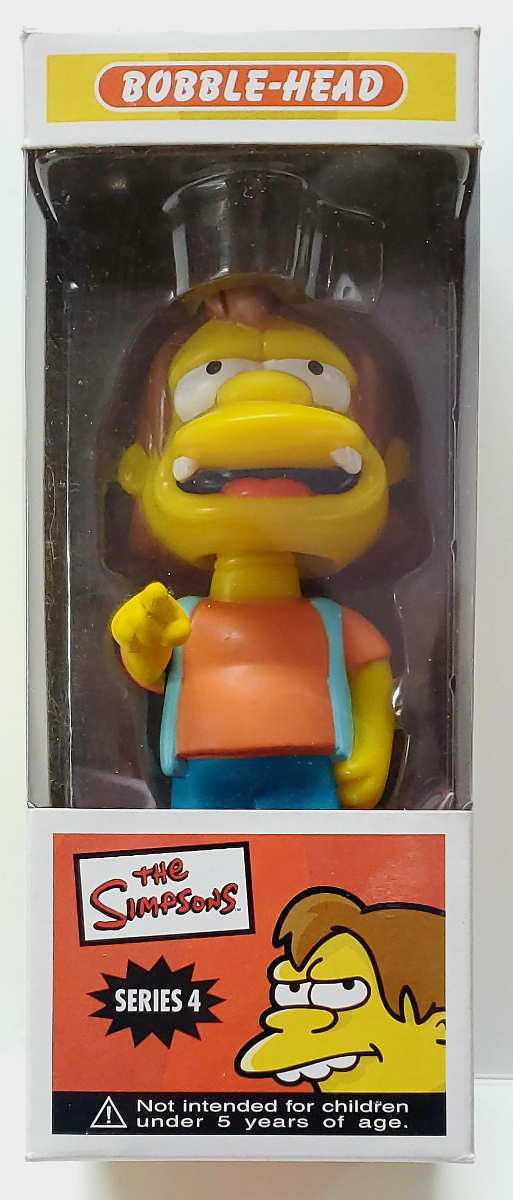 The Simpsons Nelson Muntz Wacky Wobbler Bobblehead from Funko 1