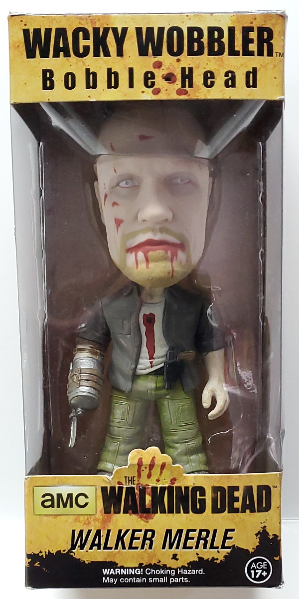 The Walking Dead Walker Merle Wacky Wobbler Bobblehead from Funko 1