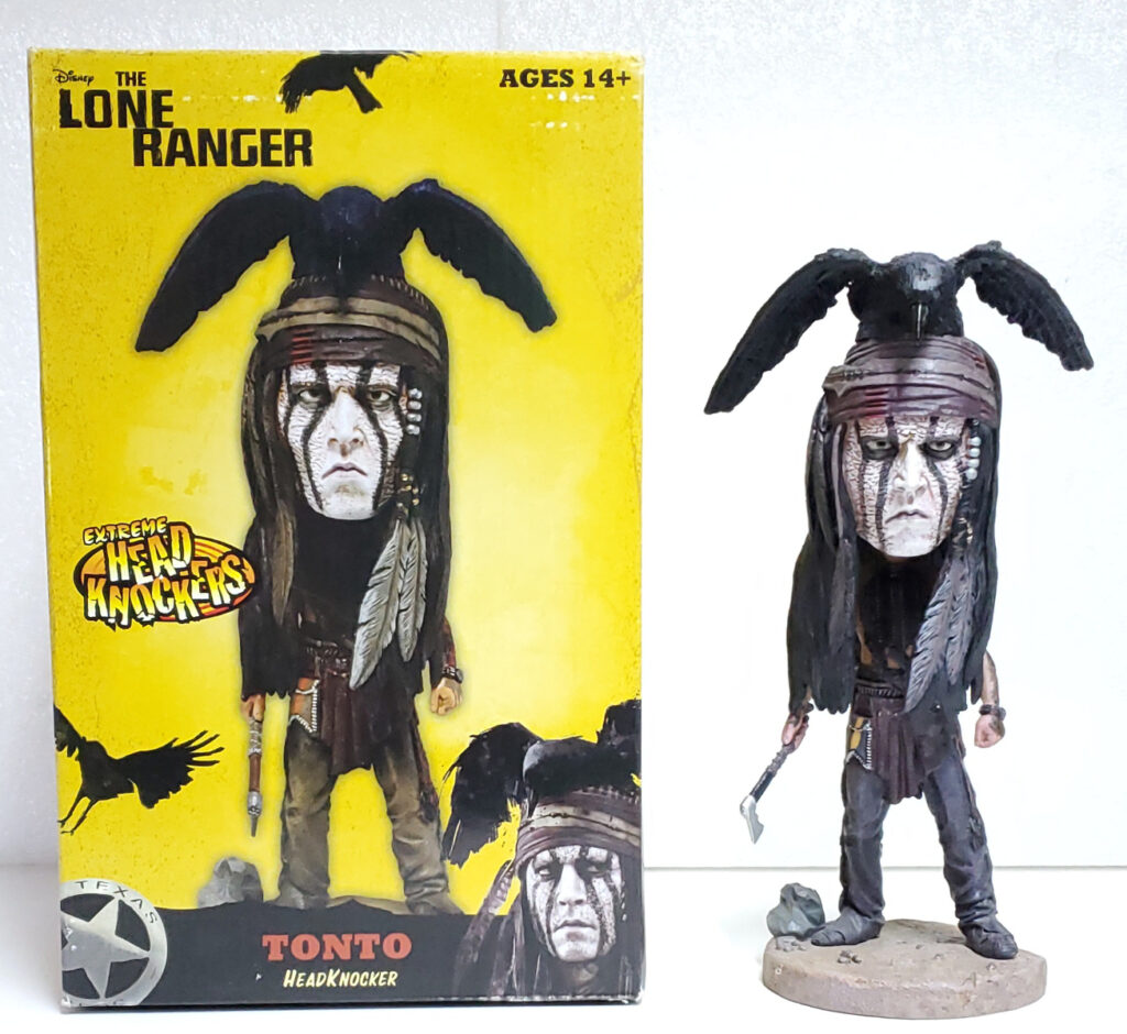 Johnny Depp as Tonto Resin Extreme HeadKnocker Bobblehead from NECA 1