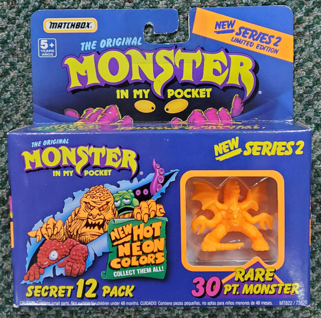 1991 Matchbox Monster in My Pocket Series 2 Secret 12 Pack in Factory Sealed Box 1