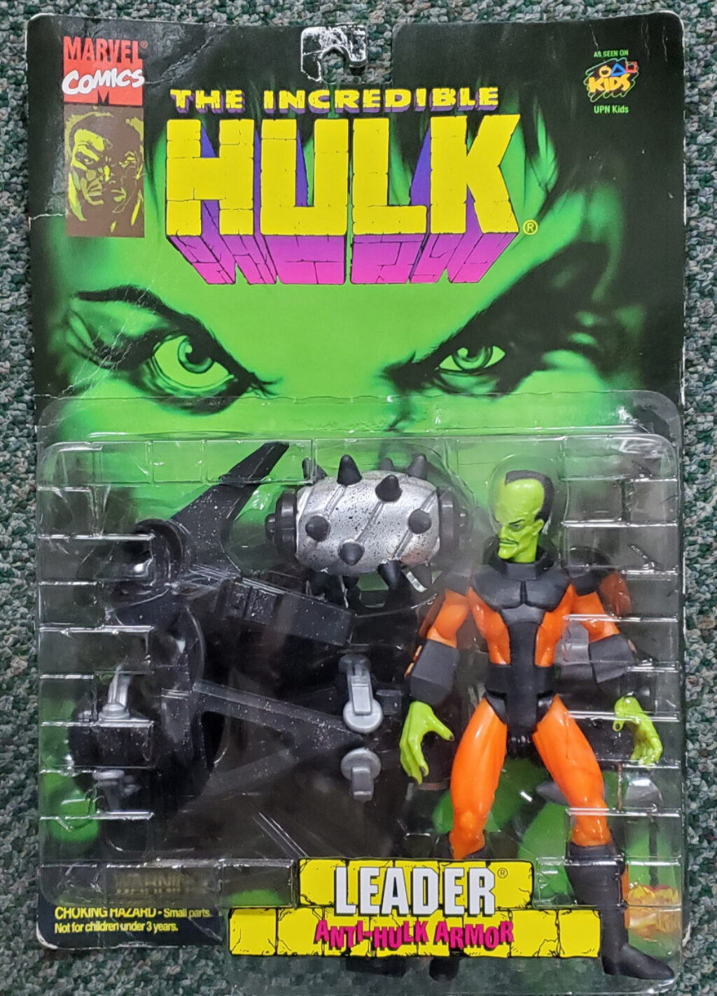 Toy Biz Incredible Hulk Anti-Hulk Armor Leader Action Figure: Mint on Card 1