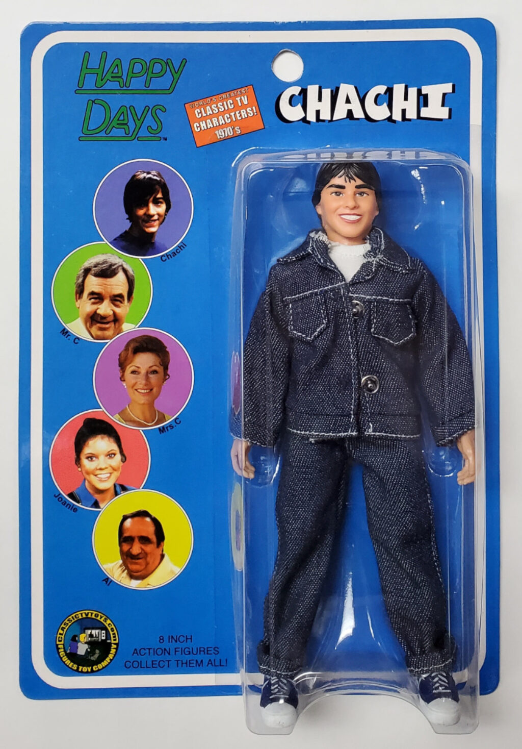 MOC Figures Toys Company Happy Days Chachi Arcola Figure: Sealed 1