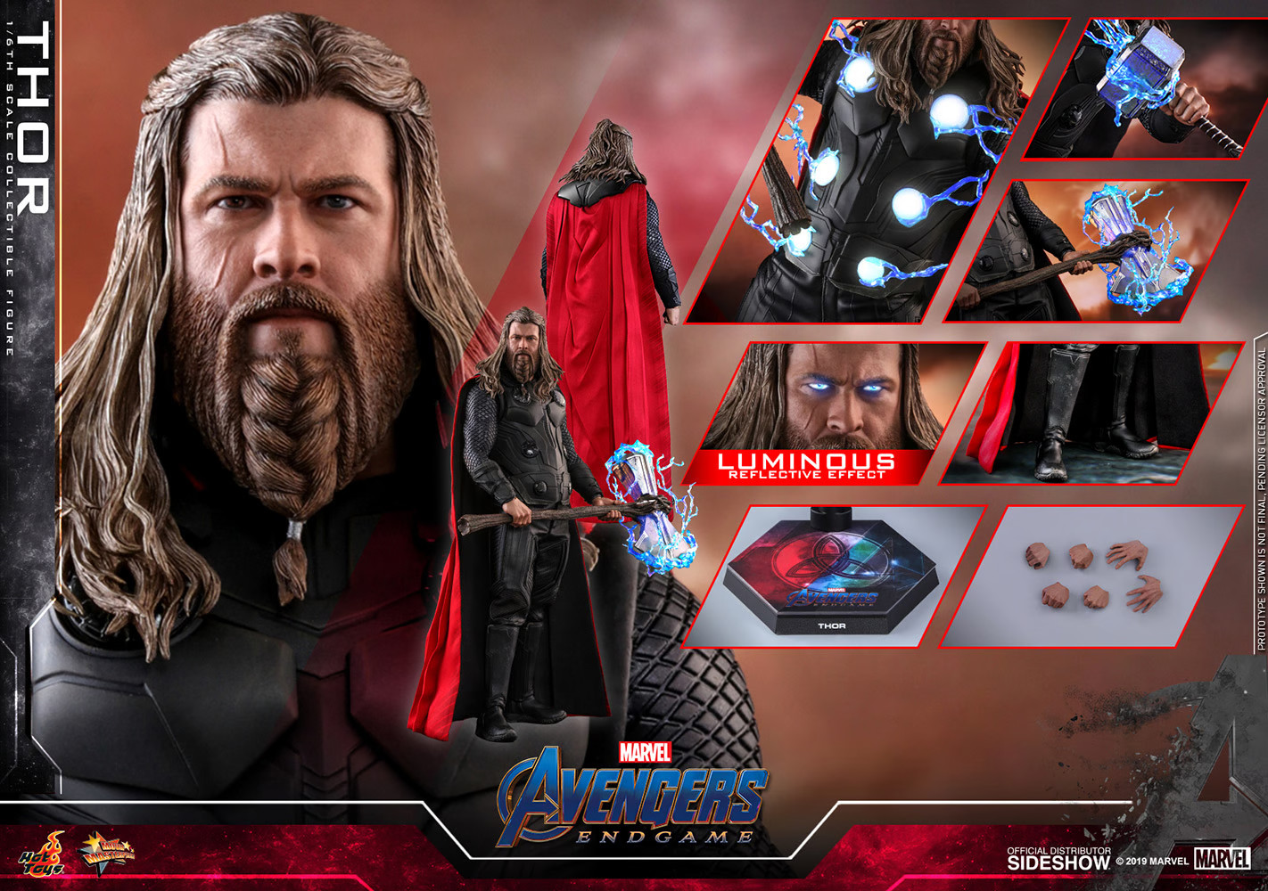 hot-toys-avengers-endgame-thor-3 Hot Toys Avengers Endgame Thor 1:6 Scale Figure 3